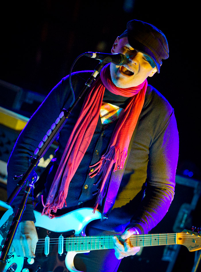 SMASHING PUMPKINS performs at The Boulevard Pool at The Cosmopolitan of Las Vegas in Las Vegas, NV on October 8, 2011
