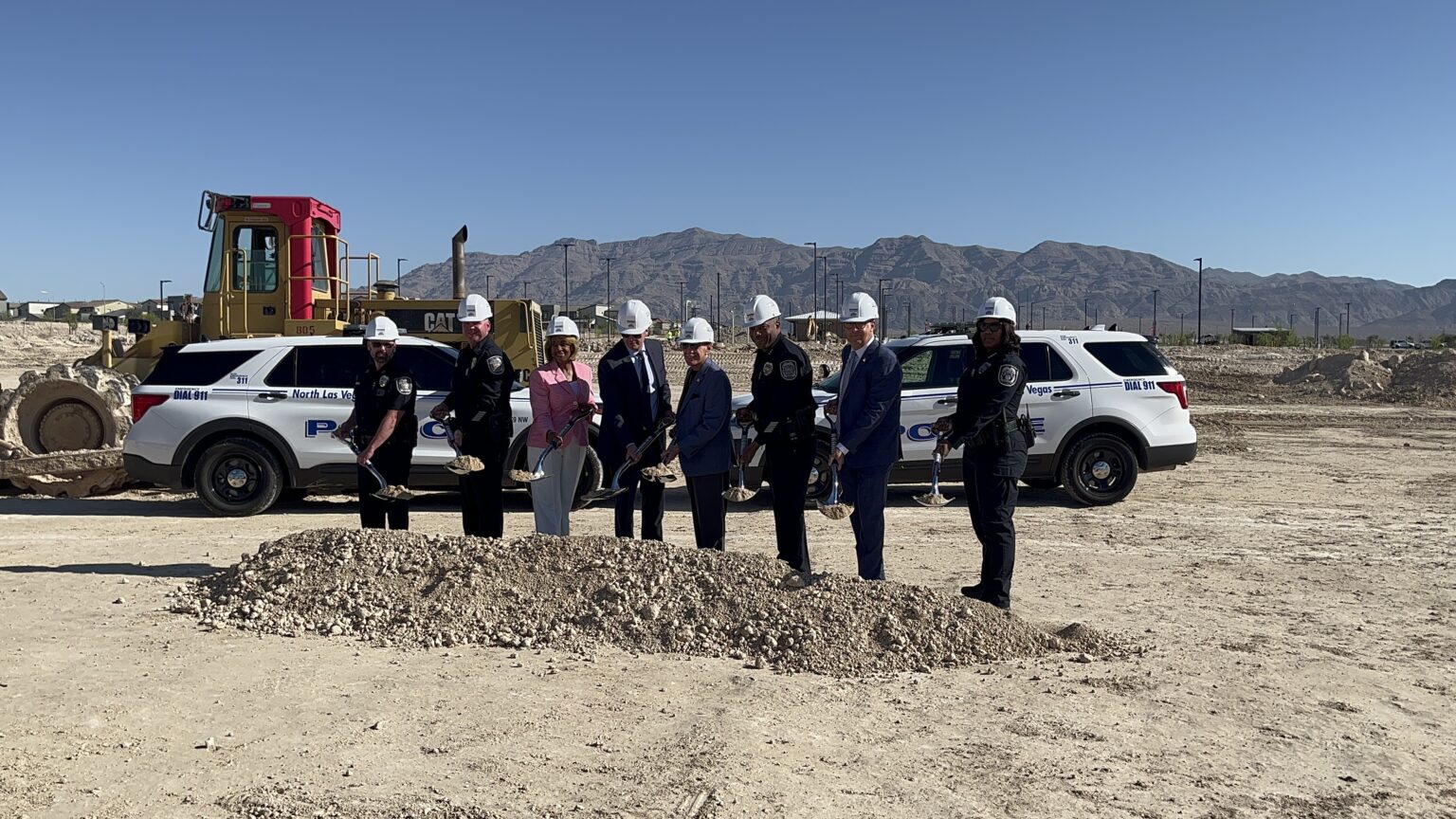 The city of north las vegas breaks ground on new north las vegas police